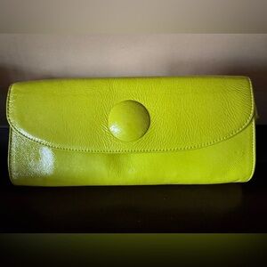 Hobo Lime Green Clutch Bag